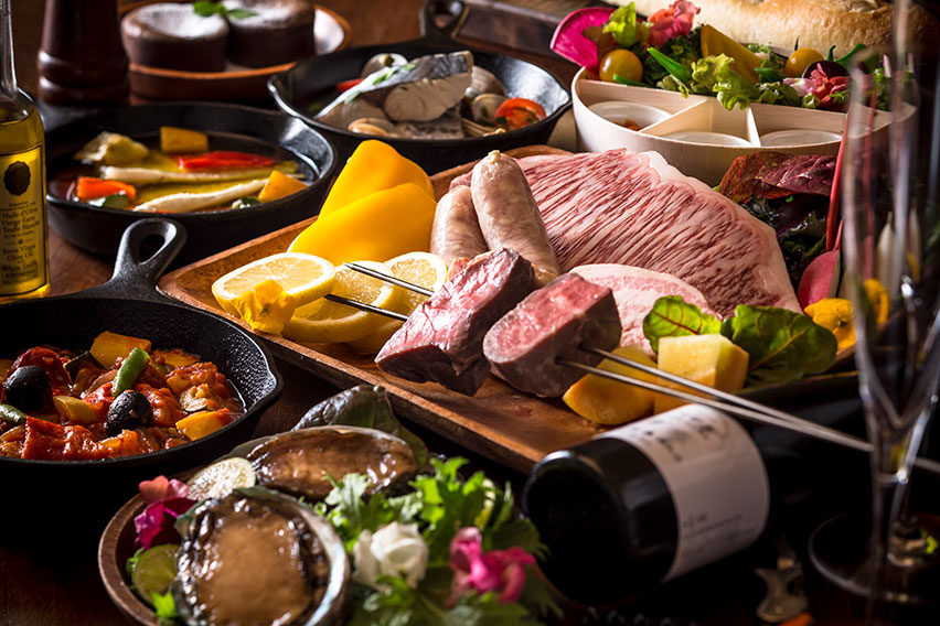 宮津ハーバー 日帰りBBQ料理例
